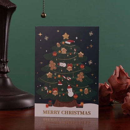 Christmas Classic Style Letter Holiday Card