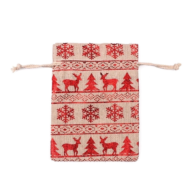 Christmas Santa Claus Elk Party Gift Bags