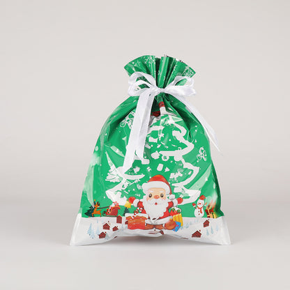 Christmas Gift Bag 2025 Hot Christmas Gift Bag Set Drawstring Bag Candy Bag