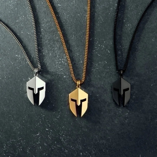 201 Stainless Steel 304 Stainless Steel Minimalist Plating Mask Pendant Necklace