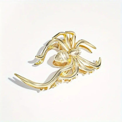 Halloween Elegant Lady Streetwear Women's Bat Metal Plating Hair Claws