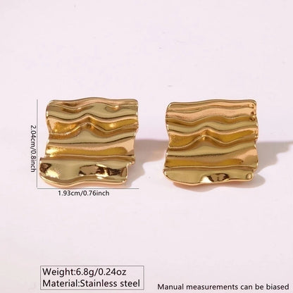 1 Pair Vintage Style Classic Style Heart Shape Flower Heart Flowers 304 Stainless Steel Imitation Gold Drop Earrings Ear Studs