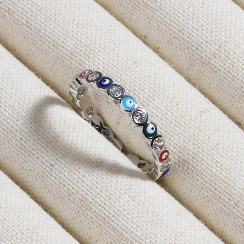 Copper Devil's Eye Rings