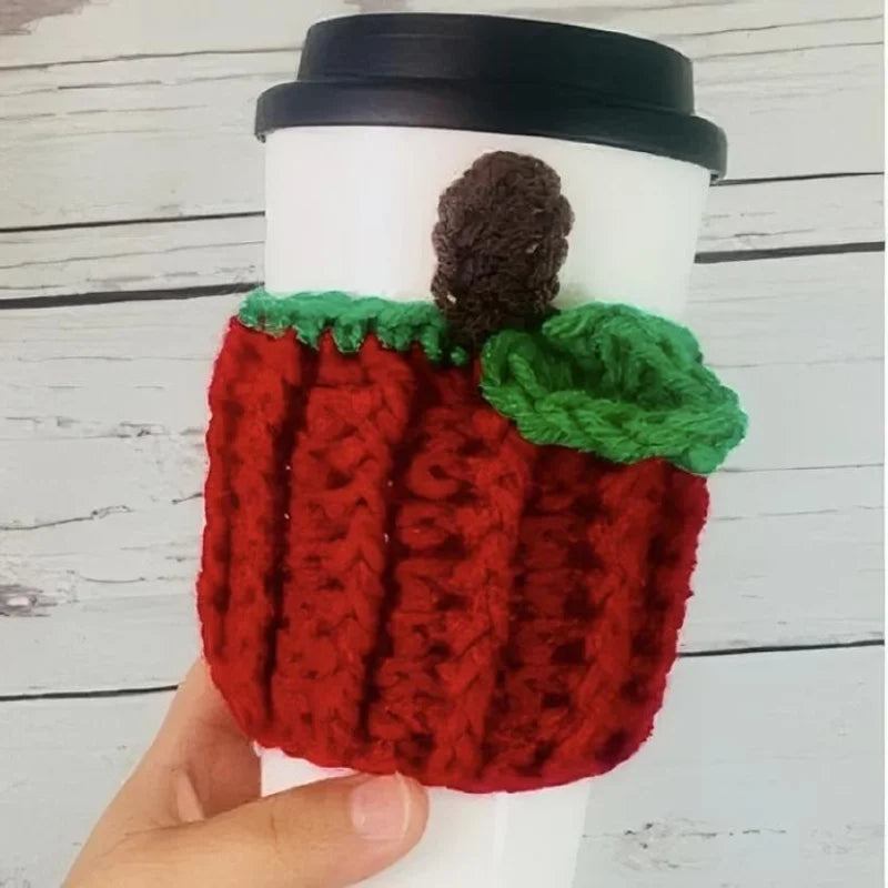 Cross-border Amazon New Mug Wool Knitted Cup Set Christmas Decorations Scene Layout Props
