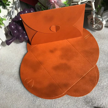 15.5*10.5cm Large Love Buckle Pearlescent Envelope High-grade Thick Postcard Storage Envelope