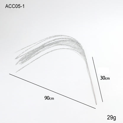 90cm Glitter Sequin Tassel Wheat Spike Christmas Branch Flower Arrangement Single Pack Christmas Tree Vine Decoration Arrangement