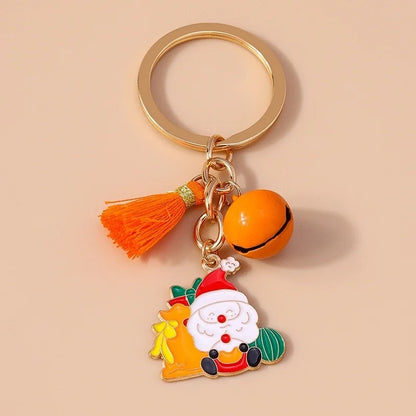 Commute Snowflake Christmas Women's Metal Keychains Keychains