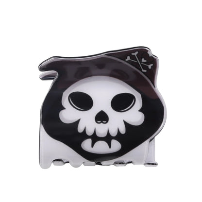 Halloween Hip-Hop Funny Women's Cat Spider Skull PVC Hair Claws