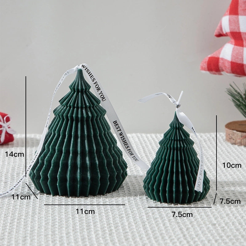 Christmas Cute Christmas Tree Paraffin Candle Home Fragrance