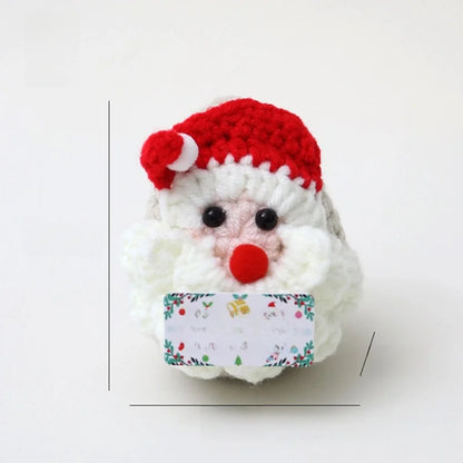Cute Christmas Tree Santa Claus Snowman Yarn Party Ornaments Decorations Table Decoration