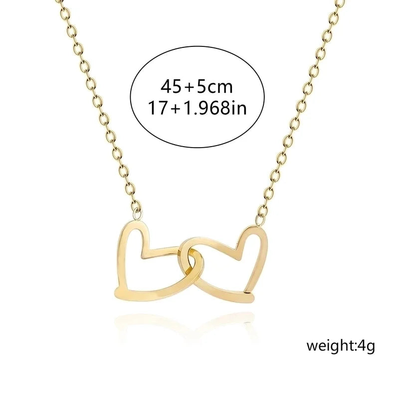 304 Stainless Steel 18K Gold Plated Minimalist Classic Style Plating Solid Color Bracelets Necklace