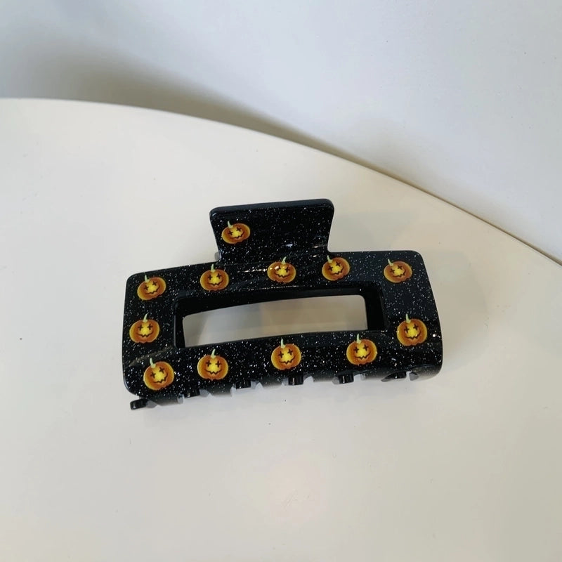 Halloween Cartoon Style Women's Color Block Arylic Polishing Hair Claws