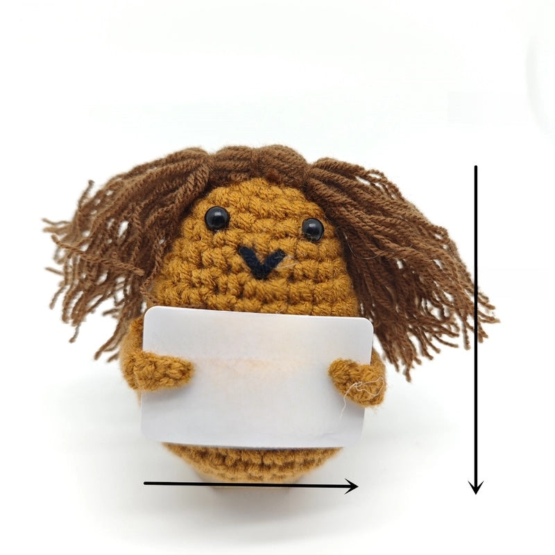 Cute Animal Fruit Vegetable Yarn Ornaments Artificial Decorations