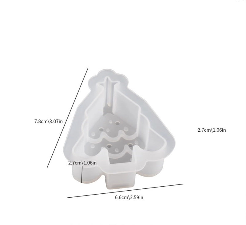 Christmas Cute Christmas Tree Snowflake Silica Gel