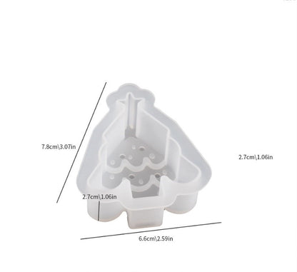 Christmas Cute Christmas Tree Snowflake Silica Gel