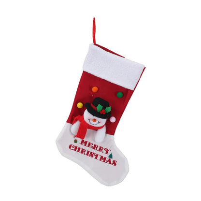 Hot Sale Christmas Stocking Elf Leg Small Gift Bag Fireplace Hanging Decoration Christmas Outfit