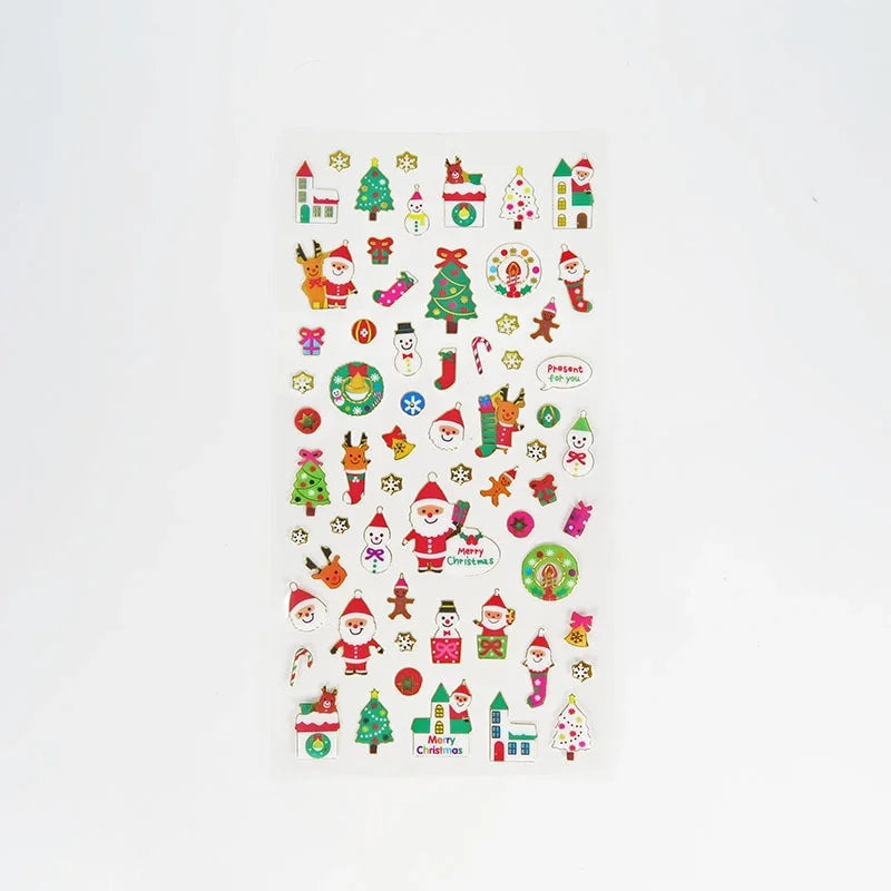 1 Piece Christmas Tree Santa Claus Christmas Socks Holiday Festival Christmas PET PVC