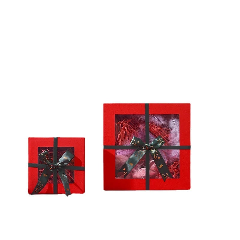 Christmas Fashion Color Block Festival Gift Wrapping Supplies