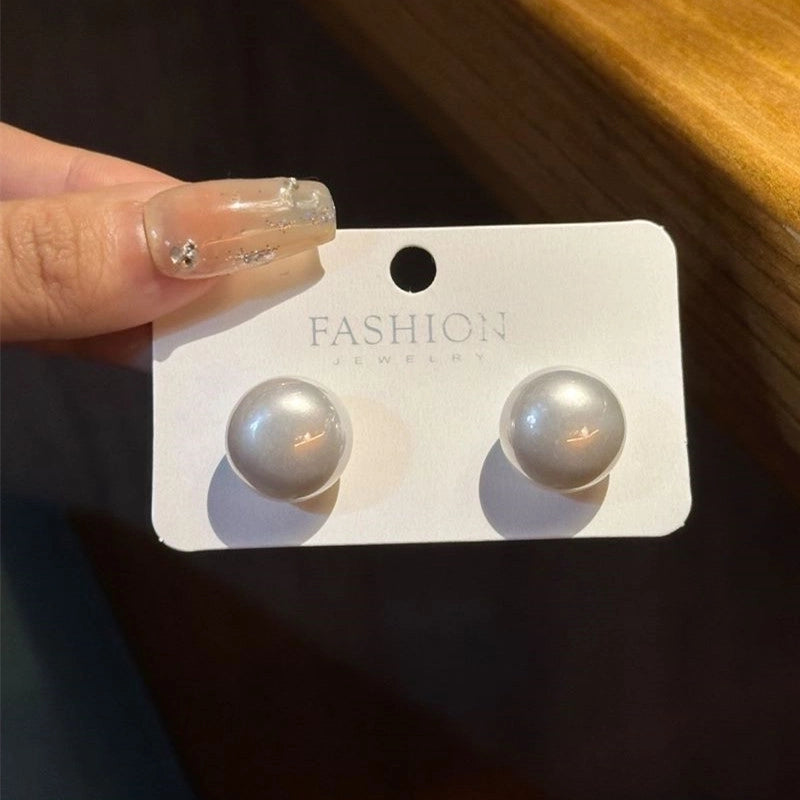 10 Pieces Minimalist Heart Shape Flower Bow Knot Imitation Pearl Alloy Rhinestone Irregular Women\'S Earrings 1 Pair