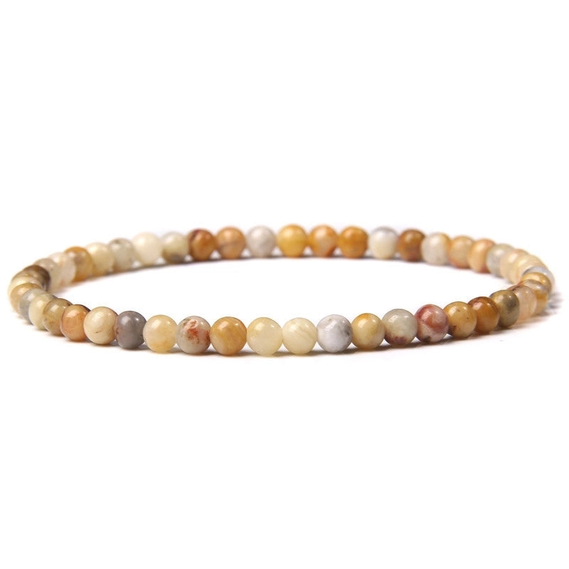 Casual Retro Geometric Natural Stone Agate Bracelets In Bulk