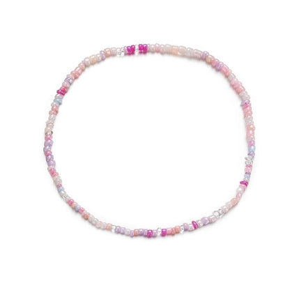 12 Pieces Minimalist Geometric Beaded Inlaid Pearls Women\'s Necklace