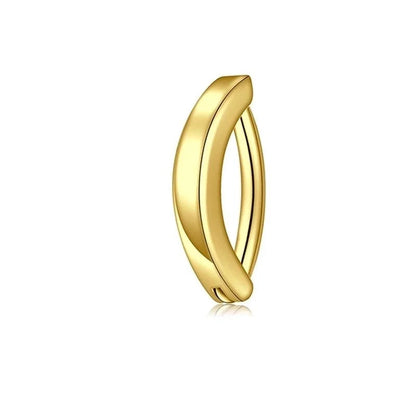 1 Piece 1 Set Belly Rings Minimalist Heart Shape 304 Stainless Steel Inlay Zircon