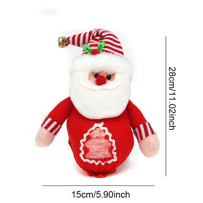 Christmas Gift Bag Candy Bag Christmas Decoration Burlap Santa Claus Apple Bag Gift Bag