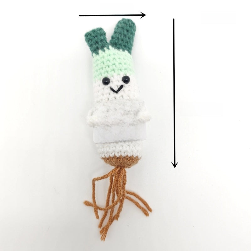 Cute Animal Fruit Vegetable Yarn Ornaments Artificial Decorations