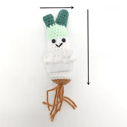 Cute Animal Fruit Vegetable Yarn Ornaments Artificial Decorations