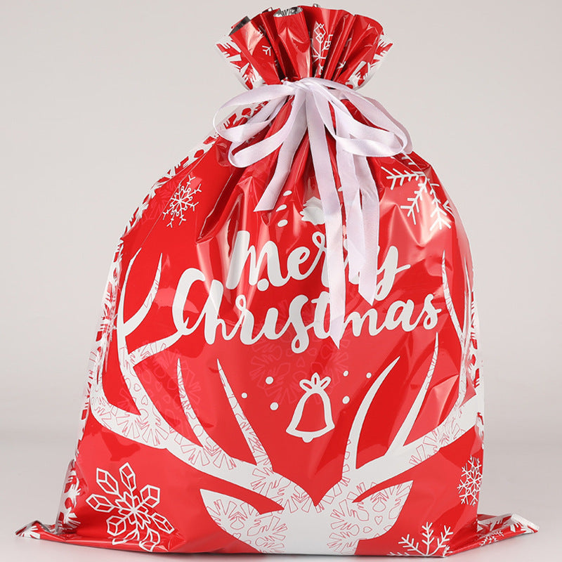 Christmas Gift Bag 2025 Hot Christmas Gift Bag Set Drawstring Bag Candy Bag