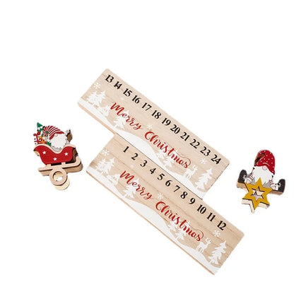 Christmas Rudolf Wood Party Ornaments