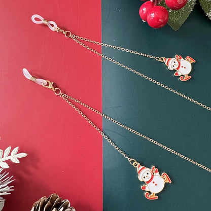 Vacation Christmas Tree Alloy Christmas Women's Glasses Chain