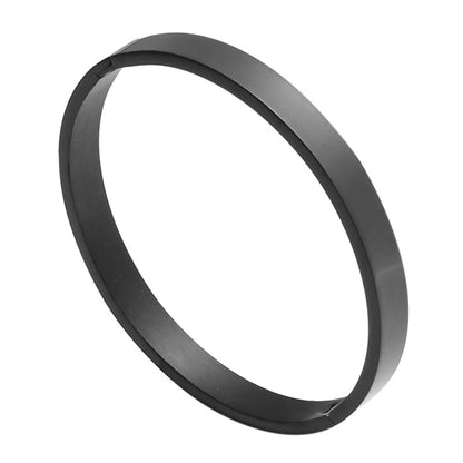 Minimalist Solid Color Stainless Steel Gold Plated Bangle In Bulk