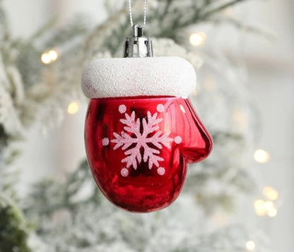 Christmas Fashion Santa Claus Plastic Party Hanging Ornaments