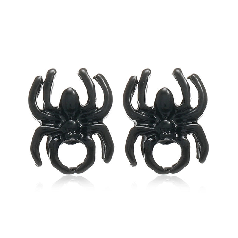 6 Pieces Gothic Cat Spider Alloy Women'S Drop Earrings 1 Pair