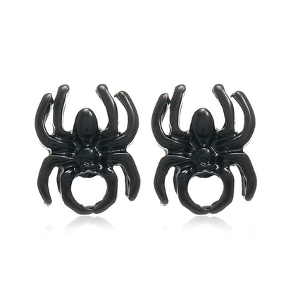 6 Pieces Gothic Cat Spider Alloy Women'S Drop Earrings 1 Pair