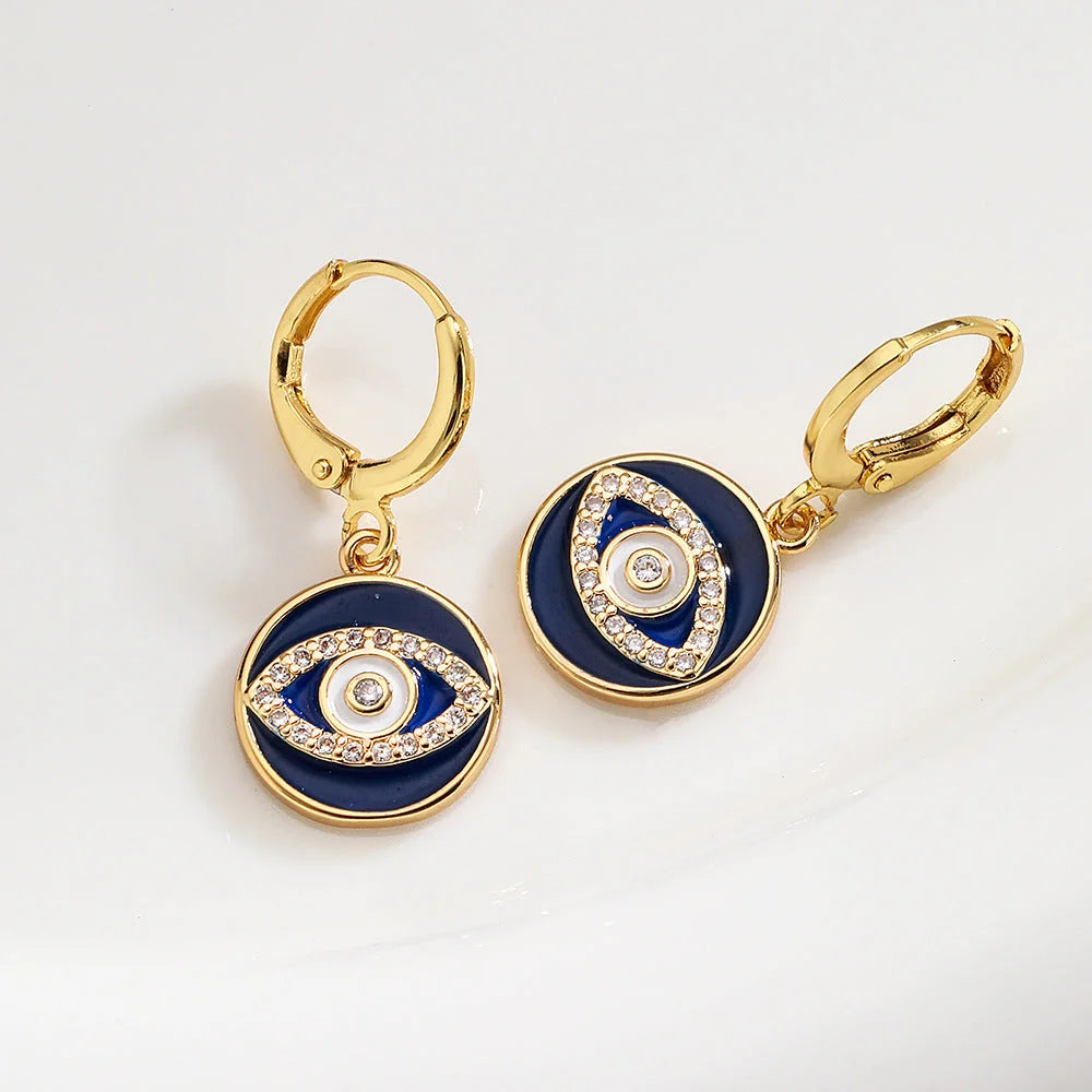 Women Geometric Copper Electroplating Earrings