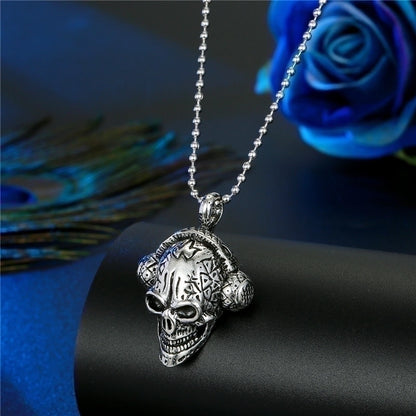 Skull Alloy Halloween Unisex Necklace