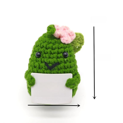 Cute Animal Fruit Vegetable Yarn Ornaments Artificial Decorations