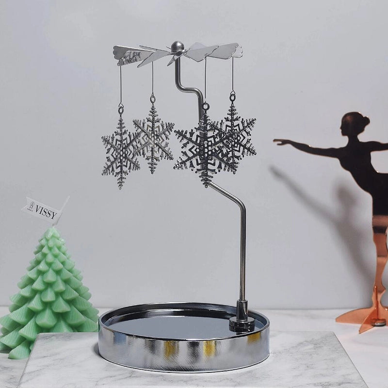 Novelty Solid Color Stainless Steel Metal Candlestick