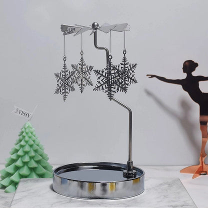 Novelty Solid Color Stainless Steel Metal Candlestick