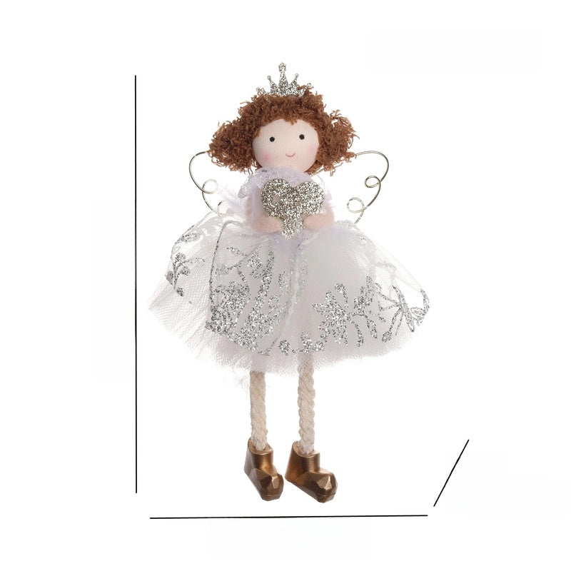 Christmas Cartoon Style Angel Cloth Holiday Daily Hanging Ornaments Decorations Hanging Ornaments