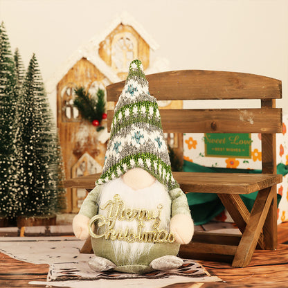 Christmas Decoration Supplies Christmas Nose With Lights Rudolph Doll Glowing Gnome Ornament