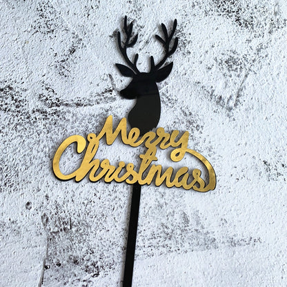 Christmas Letter Arylic Party Cake Decorating Supplies