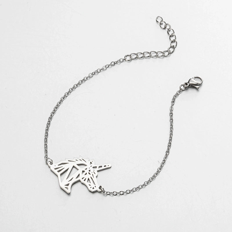 Fashion Animal 201 Stainless Steel 18K Gold Plated No Inlaid Bracelets In Bulk