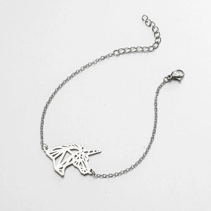 Fashion Animal 201 Stainless Steel 18K Gold Plated No Inlaid Bracelets In Bulk