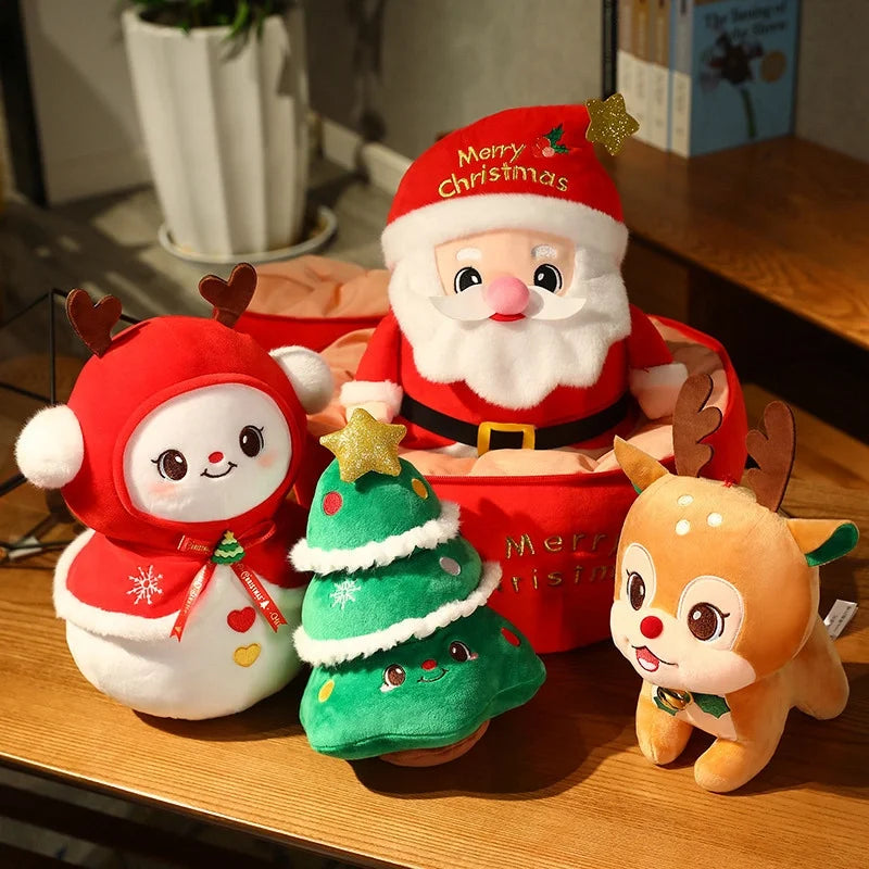 Stuffed Animals & Plush Toys Christmas Christmas Tree Santa Claus Elk PP Cotton Toys