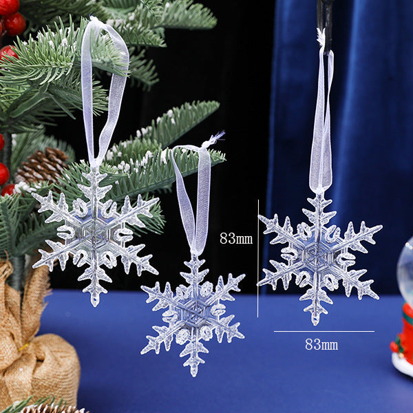 Christmas Design Christmas Tree Snowflake Reindeer Keychain Acrylic Ice Stick Pendant