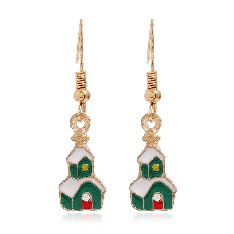 Fashion Christmas Tree Santa Claus Alloy Plating Women's Drop Earrings 1 Pair