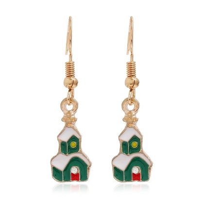 Fashion Christmas Tree Santa Claus Alloy Plating Women's Drop Earrings 1 Pair